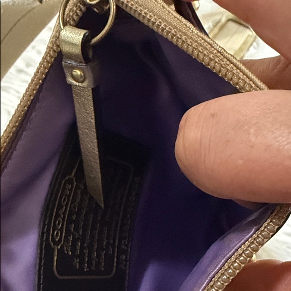 Coach Gold Crossbody Bag - Picture 10 of 10